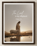 The Lord Is My Shepherd – Psalm 23:1 | Aesthetic Christian Wall Frame